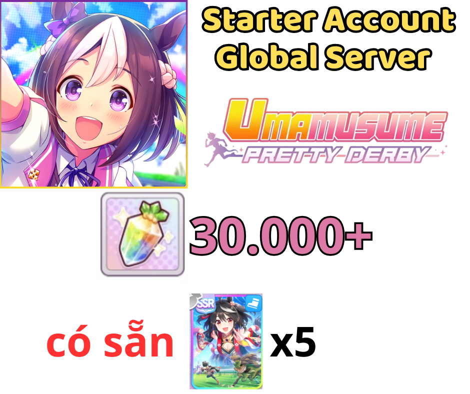 [GLOBAL] 30000+ Carats Uma Musume Pretty Derby | Kitasan Black X5